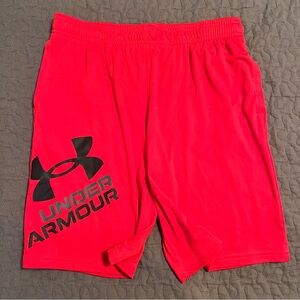 Under Armour Youth Red Shorts